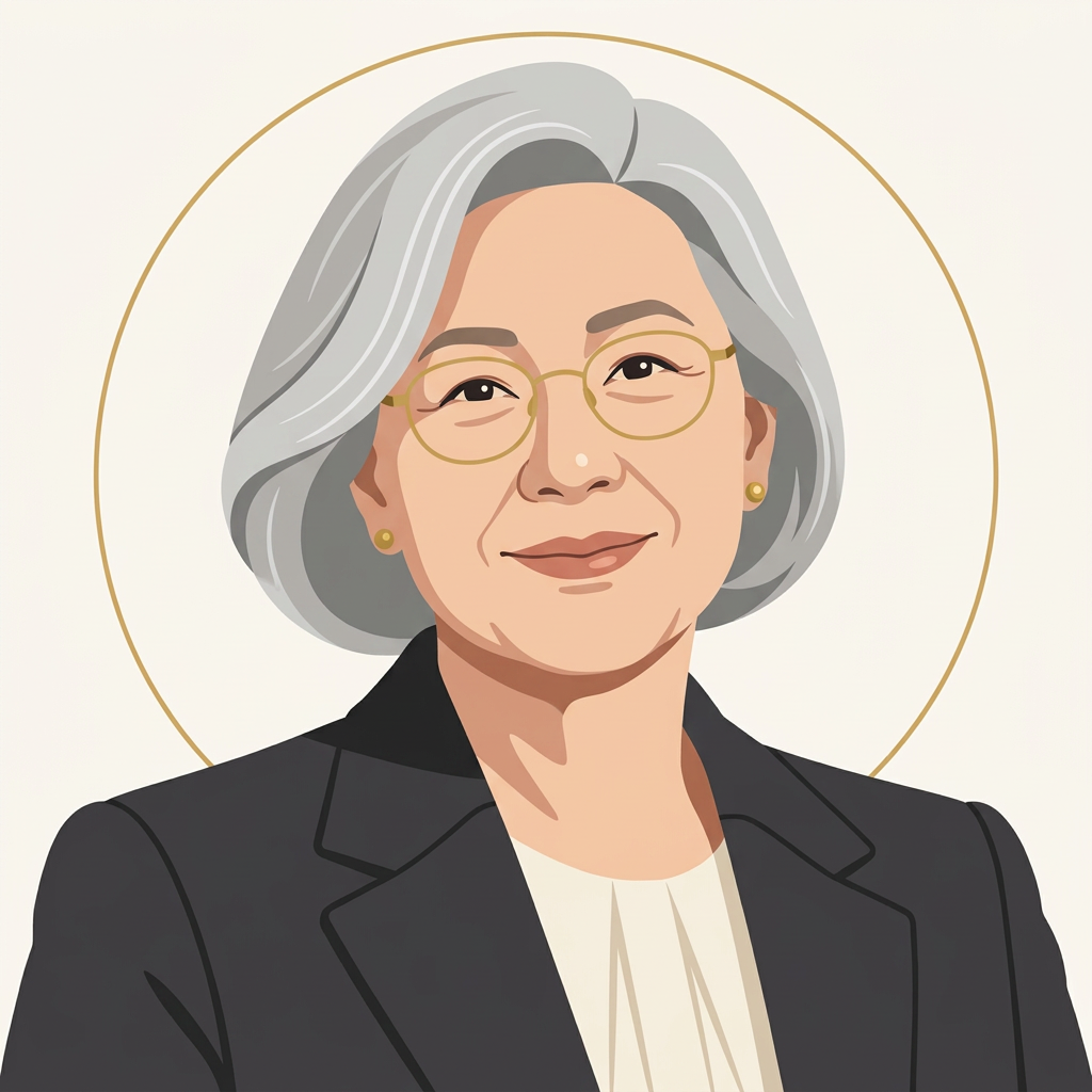 Illustrated portrait of the Finance AI employee