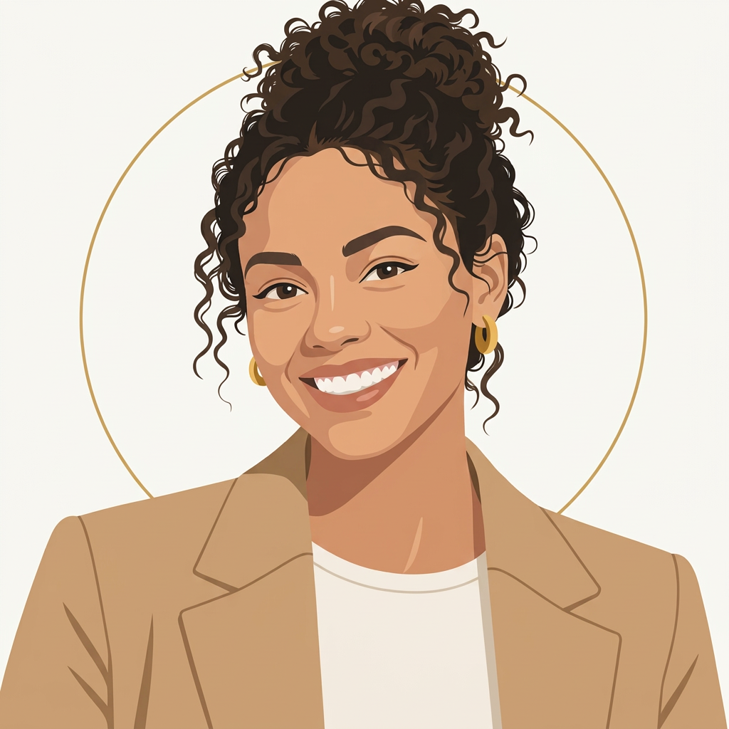 Illustrated portrait of the Launches AI employee
